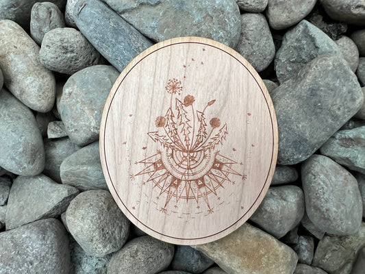 Wood Sticker - Dandelion